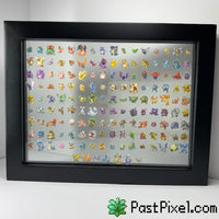 Pokemon Art 151 Pokemon Clear Frame pastpixel 
