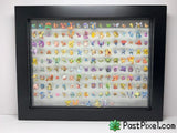 Pokemon Art 151 Pokemon Clear Frame pastpixel 