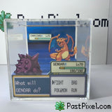 Pokemon Art Charizard vs Gengar Cube pastpixel 