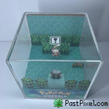 Pokemon Art Emerald Mew Cube pastpixel Diorama Cube