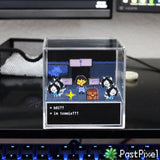 Undertale Inspired temmie village Diorama Cube