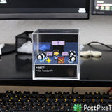 Undertale Inspired temmie village Diorama Cube