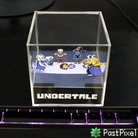 Undertale Frisk, Toriel, Sans, Papyrus, Undyne, Asgore, Dreemurr Diorama