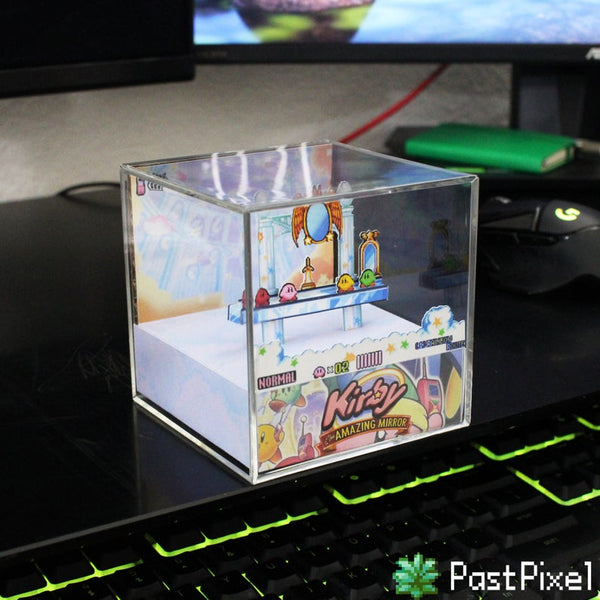 Kirby and the Amazing Mirror Cube Diorama
