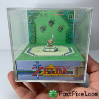 Legend Of Zelda A Link To The Past Master Sword Cube Diorama