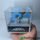 Megaman - Green Dude Diorama Cube