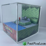 Pokemon Firered Mewtwo Cave Cube Diorama