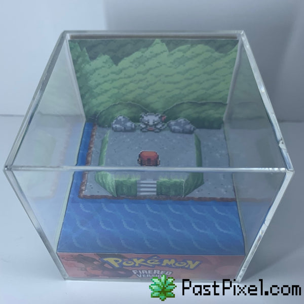 Pokemon Firered - GeekRama diorama em cubo