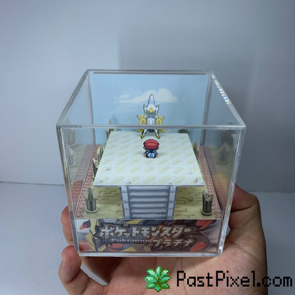 Pokemon Platinum Arceus Diorama Cube