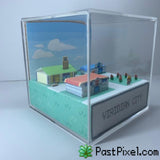 Pokemon Art Pokemon Viridian City Cube pastpixel 