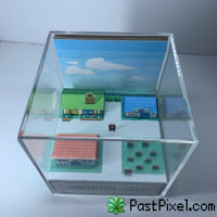 Pokemon Art Pokemon Viridian City Cube pastpixel 