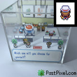 Pokemon Art Professor Oak Choose One Cube pastpixel 