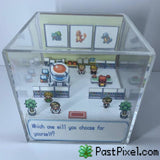 Pokemon Art Professor Oak Choose One Cube pastpixel 